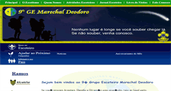 Desktop Screenshot of 9gemarechaldeodoro.org