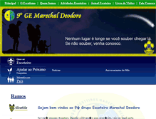Tablet Screenshot of 9gemarechaldeodoro.org